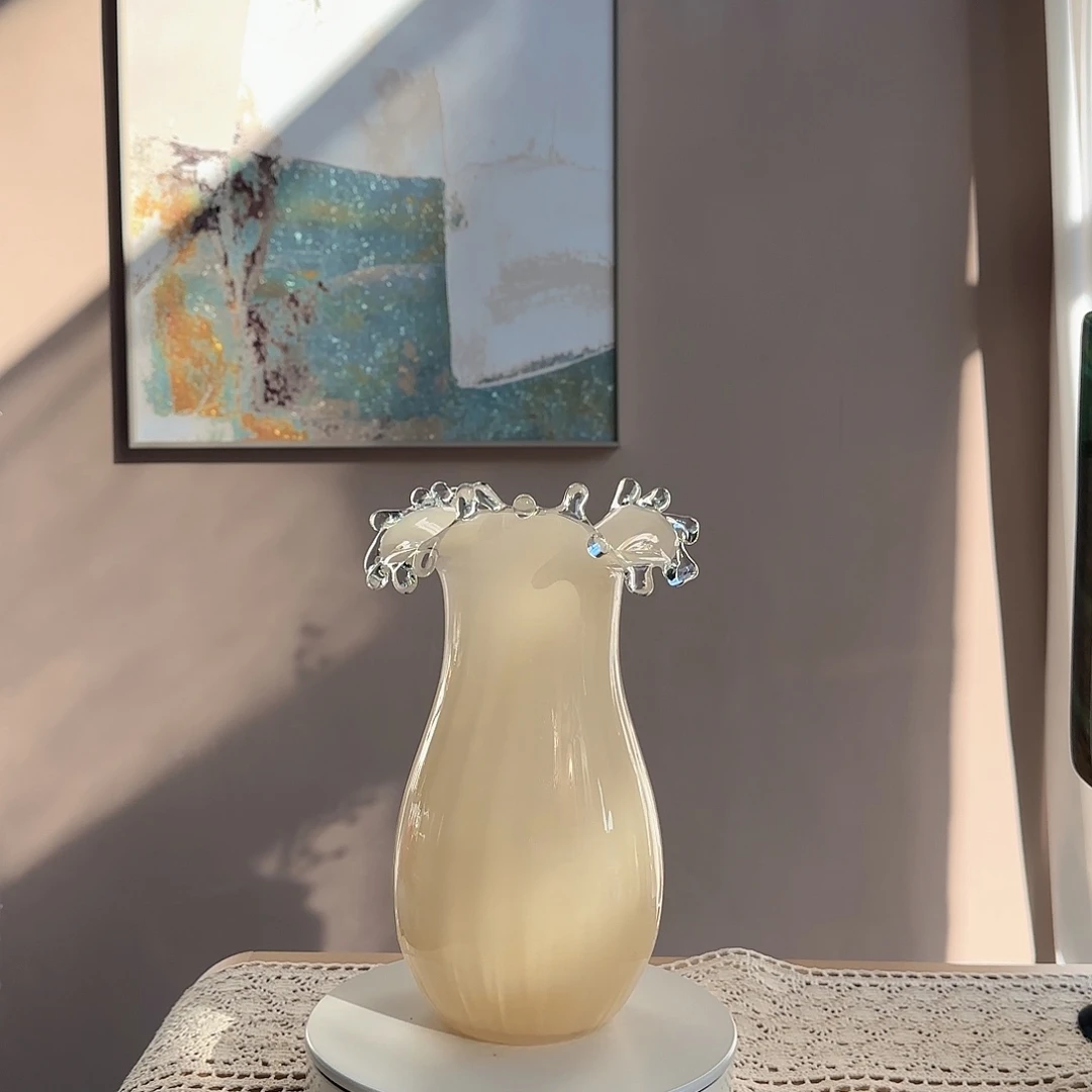 琉璃手工琉璃花瓶默认微瑕