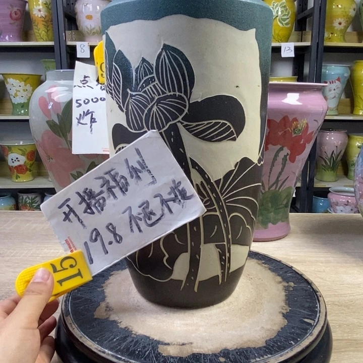 景德镇高温陶瓷花盆