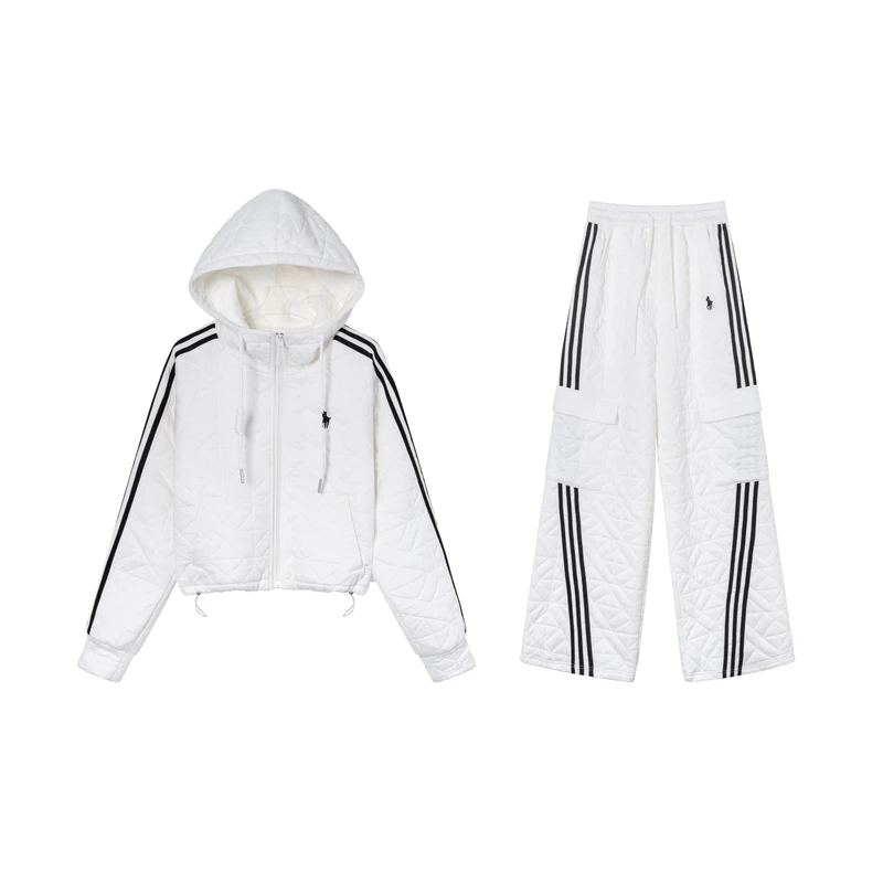 073-「雪夜情书」气质运动时尚轻奢百搭设计师潮流高定加绒秋冬套装