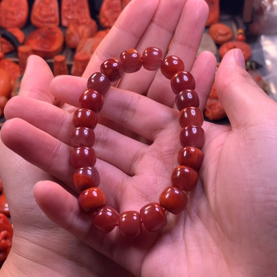 【闪购商品】未镶嵌单圈手串南红玛瑙