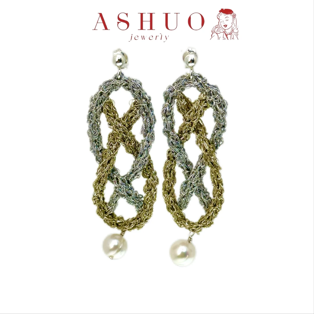 铜合金耳饰 阿烁中古 as11023