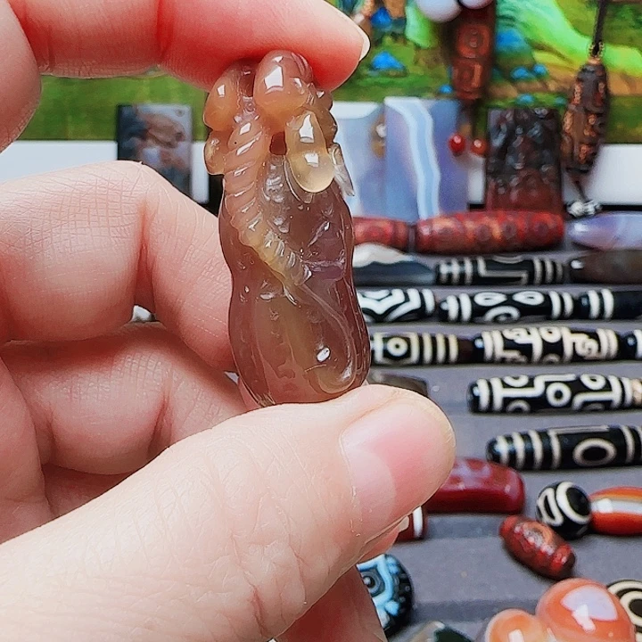 玛瑙/玉髓合金珠宝半成品