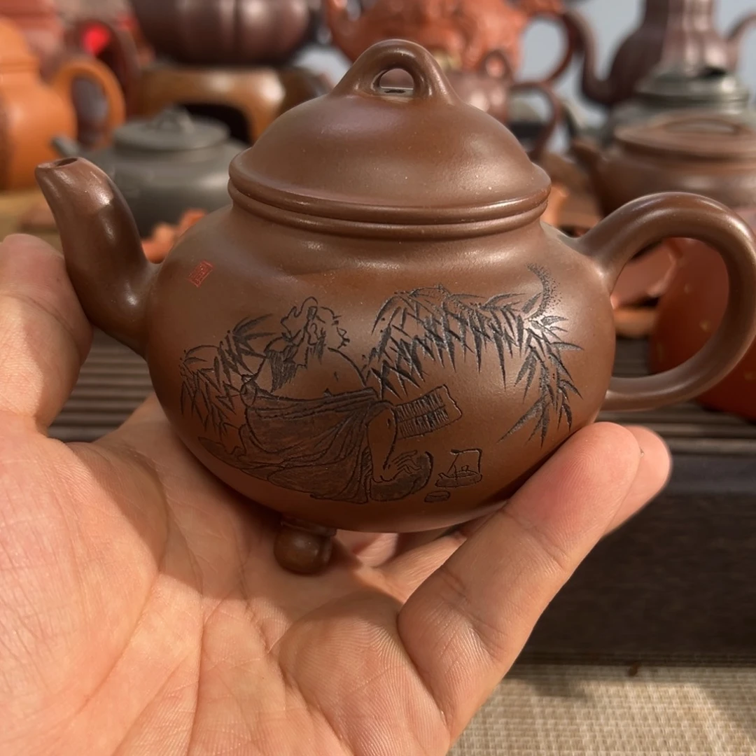 茶壶紫砂全手制作