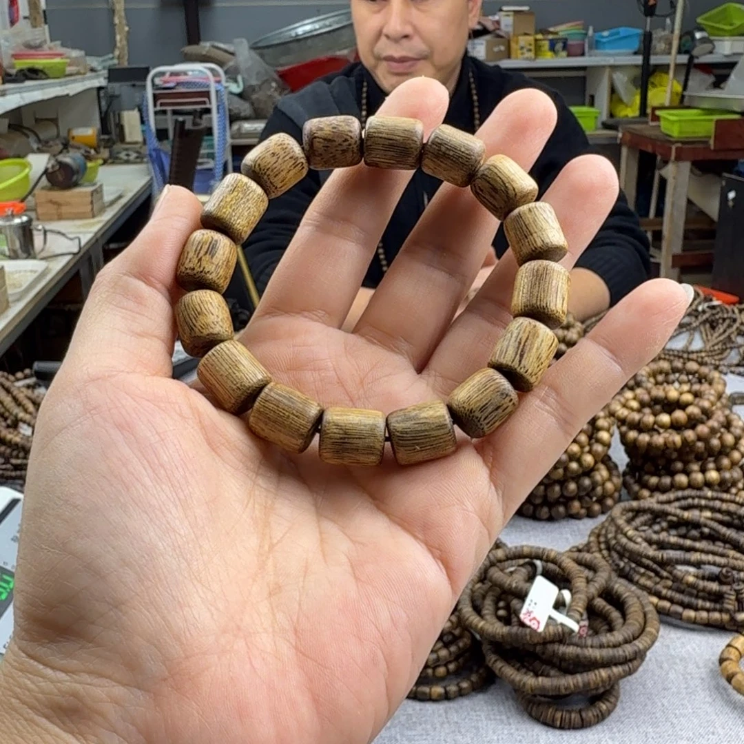 沉香香囊沉香1.0直切桶珠8.5克