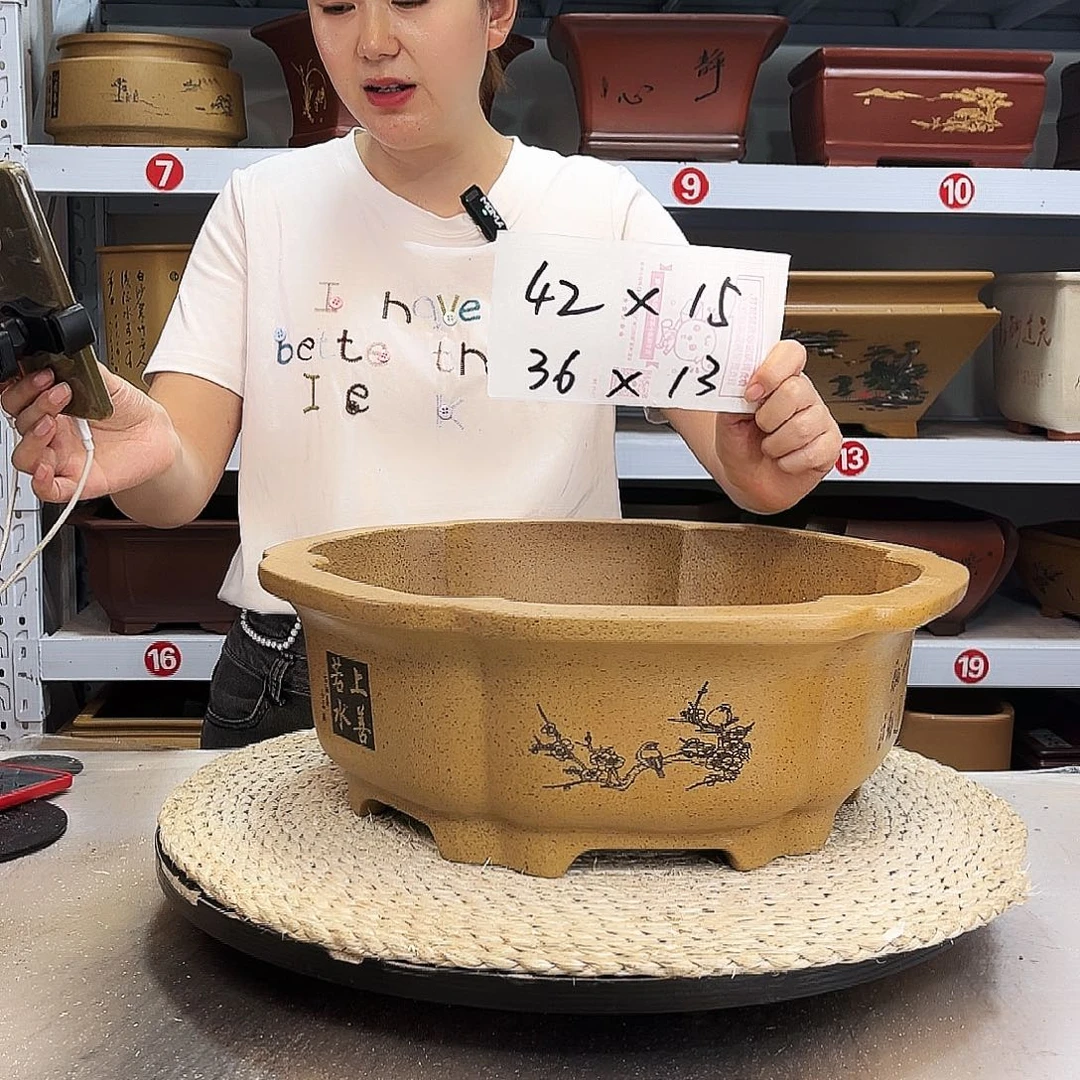 紫砂花盆紫砂花盆