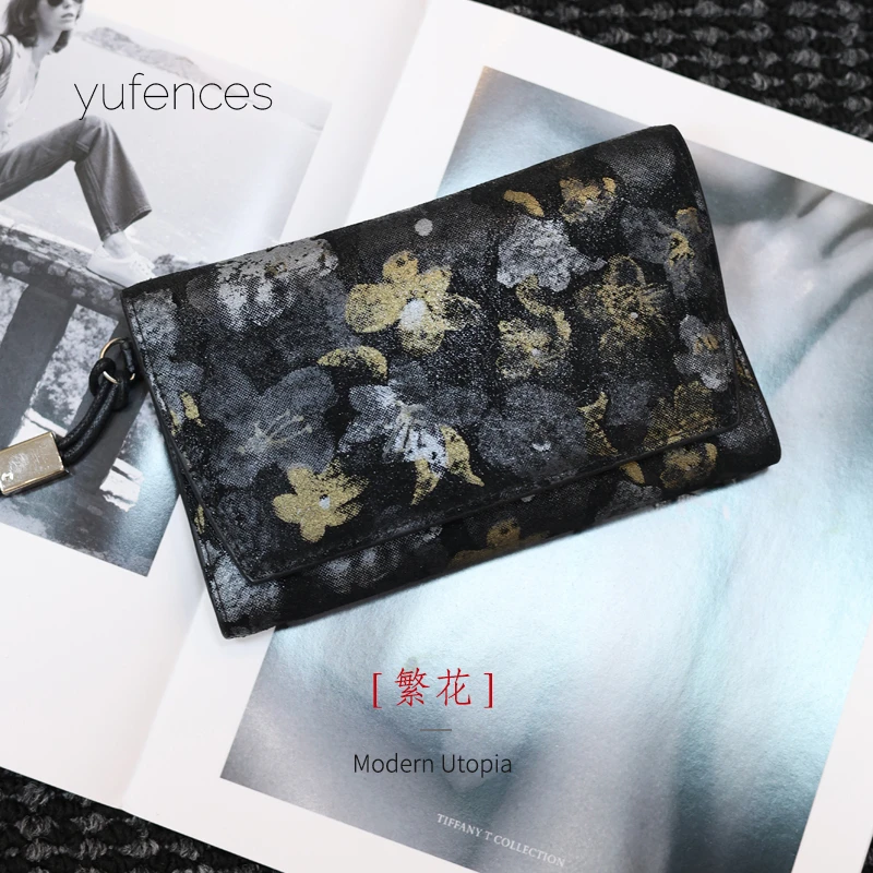 YuFences/与樊 · 繁花  土耳其原版定制牛皮 复古手包钱包 ＃5366