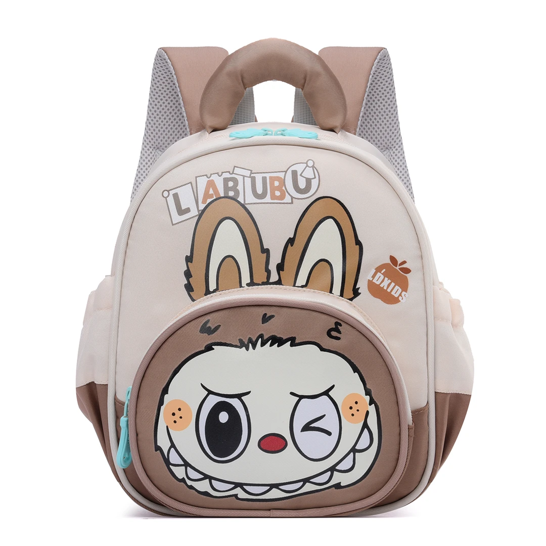 女孩书包幼儿园可爱卡通拉布布防水双肩包男童2-5岁托班入学背包