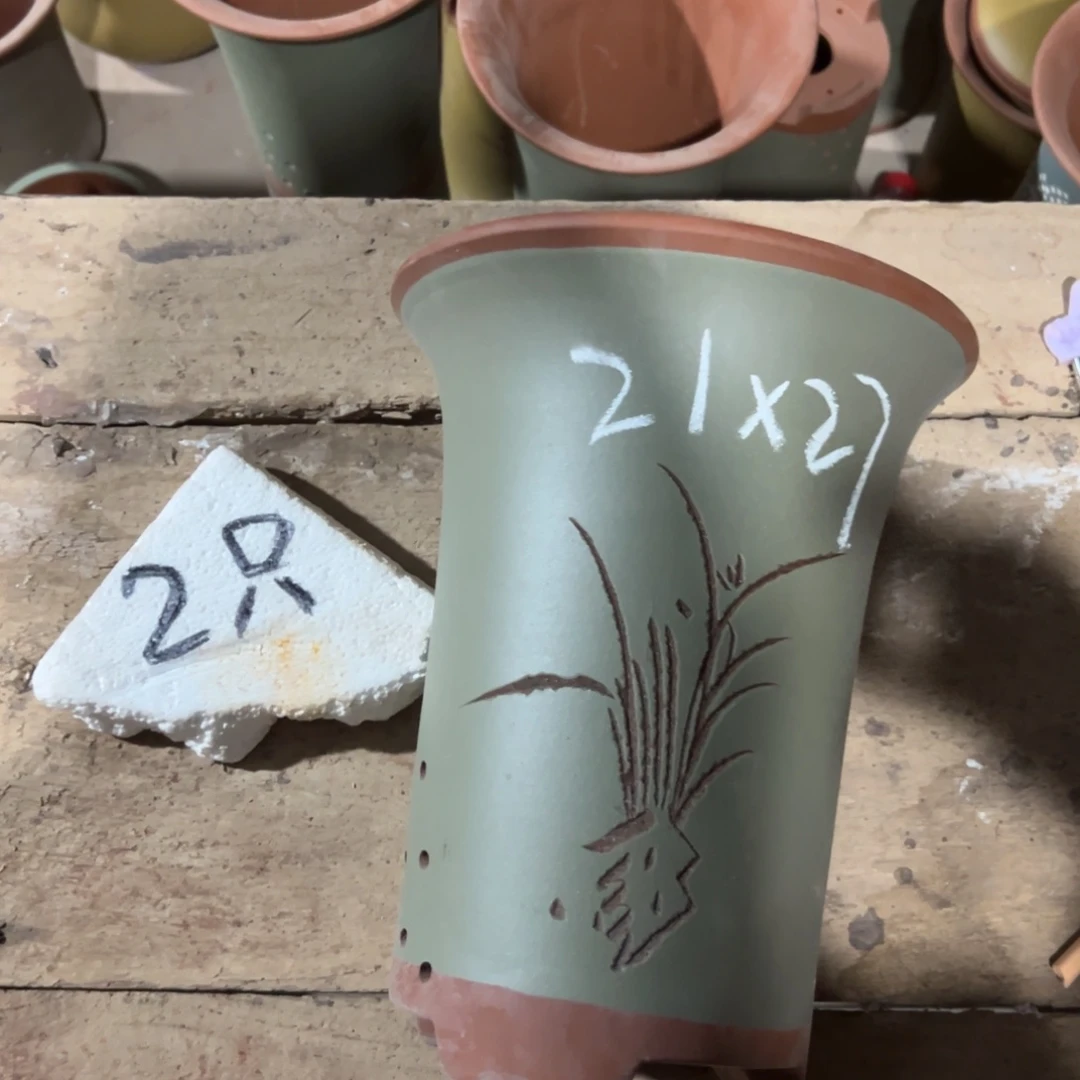 宜兴川阁紫砂花盆