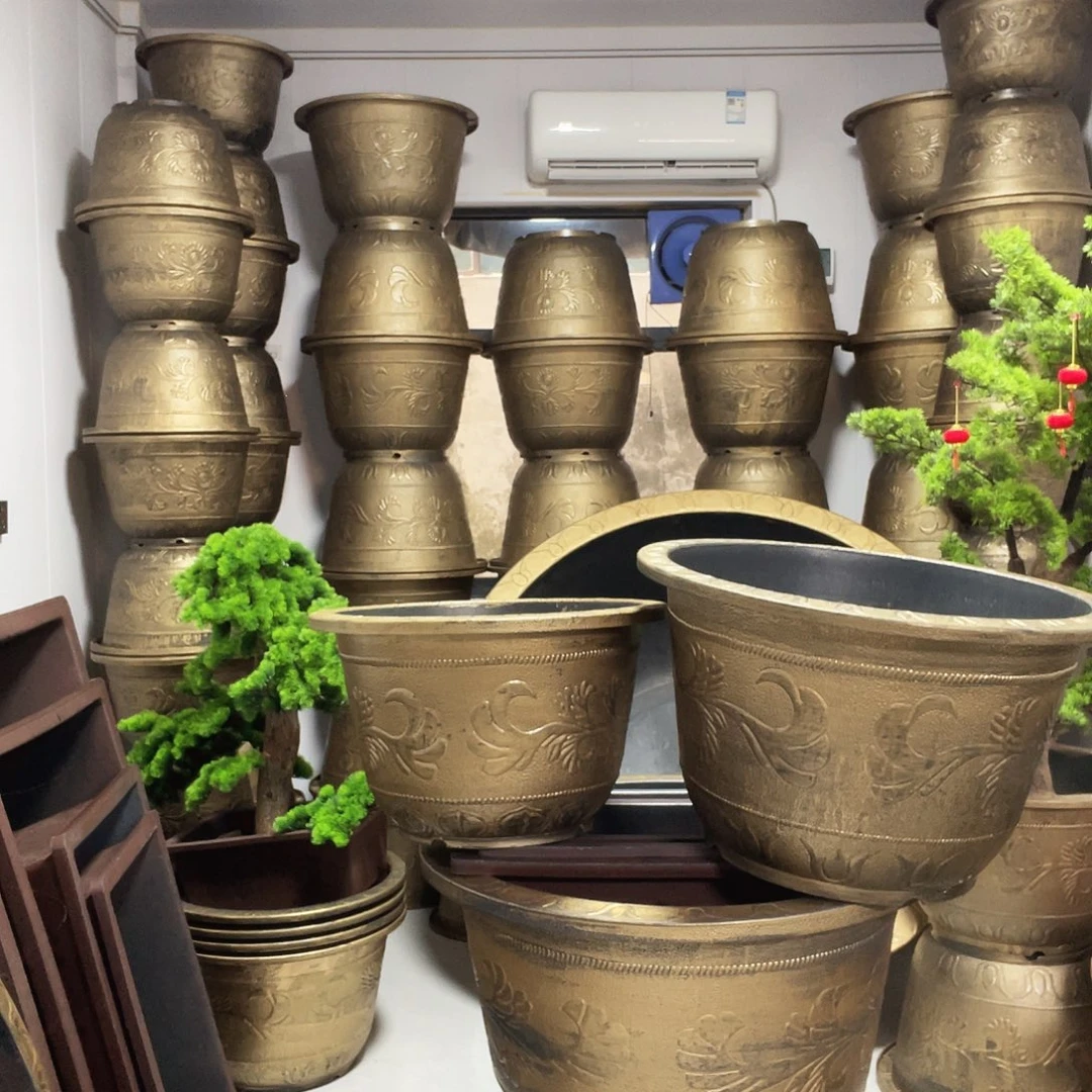 73大花盆4个都打孔