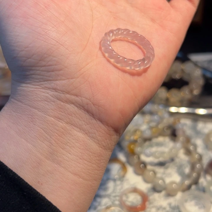 玛瑙/玉髓合金戒指16港15