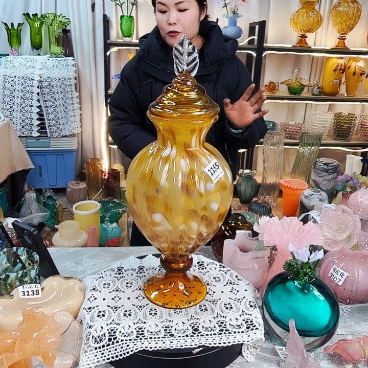 2155 家悦美居琉璃摆件