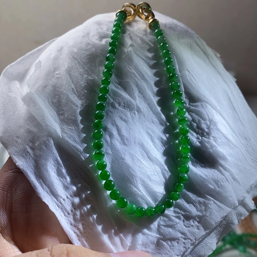 定制翡翠未镶嵌缅甸翡翠a货卡3.8