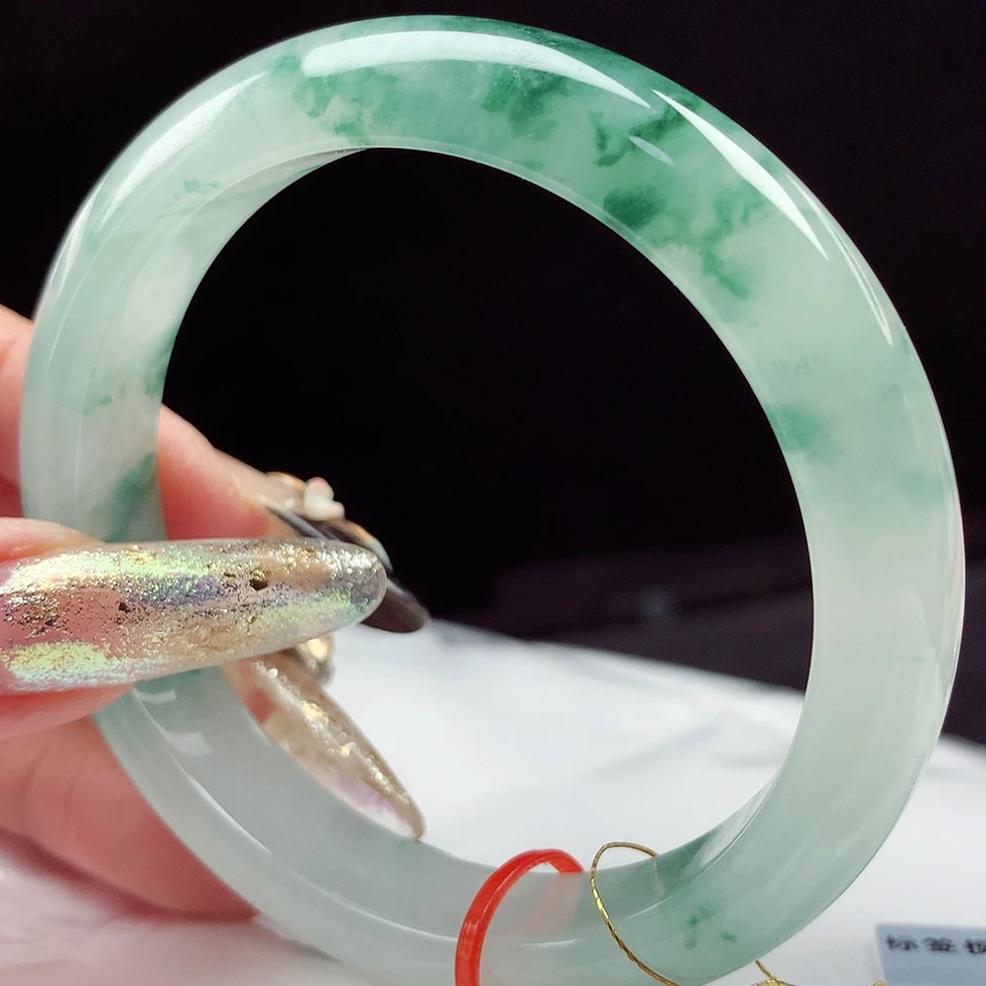 未镶嵌手镯翡翠56圈4996