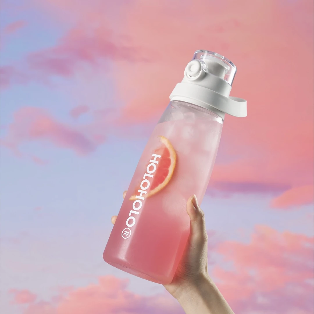 HOLOHOLO【达人专属】健身大容量耐高温运动夏季耐高温吸管便携杯