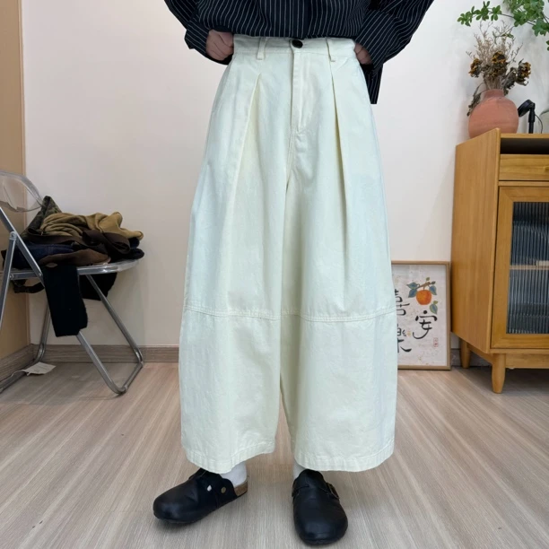 宽松百搭显瘦春款松紧腰休闲气球裤