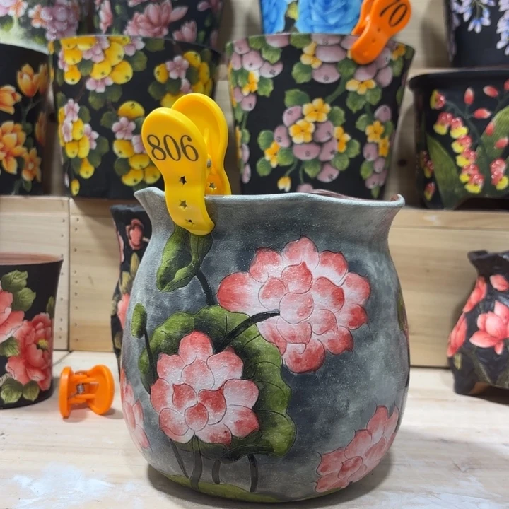 景德镇手绘花盆陶瓷14/15