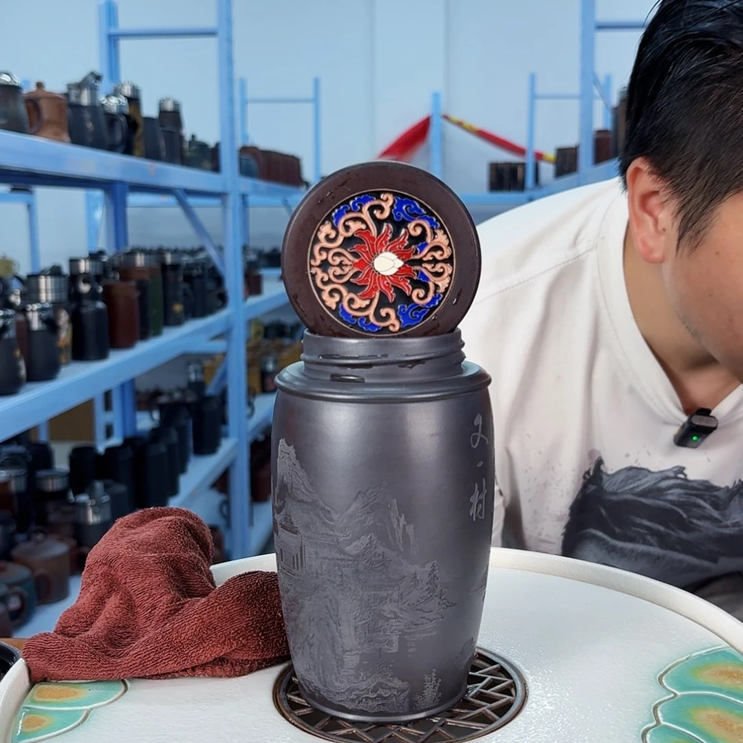 宜兴原矿紫砂杯子