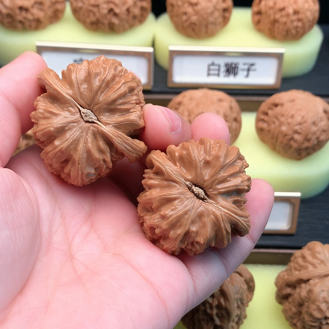 易***川文玩核桃吊坠571号白狮子39+