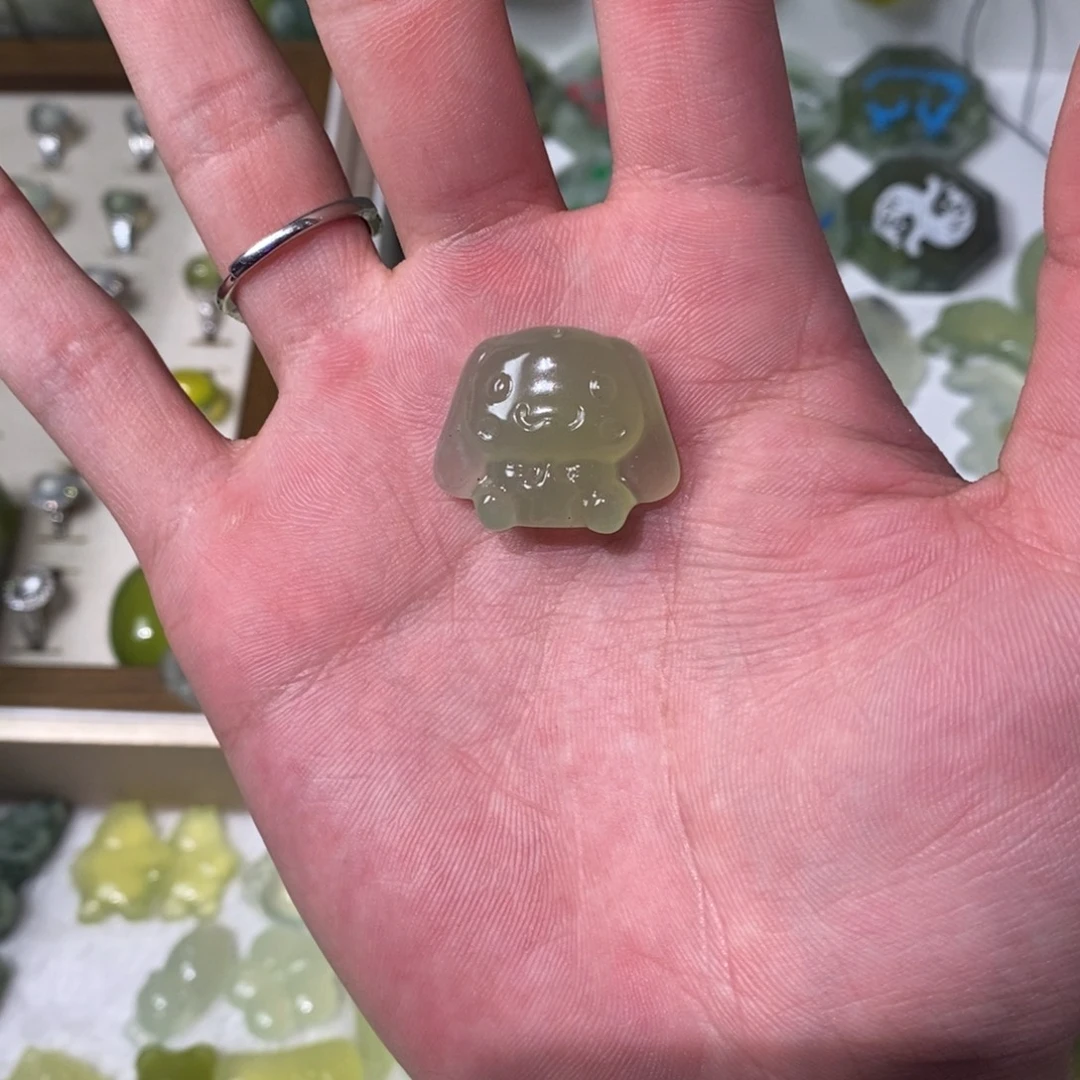 未镶嵌岫玉吊坠(不含链)两单包邮