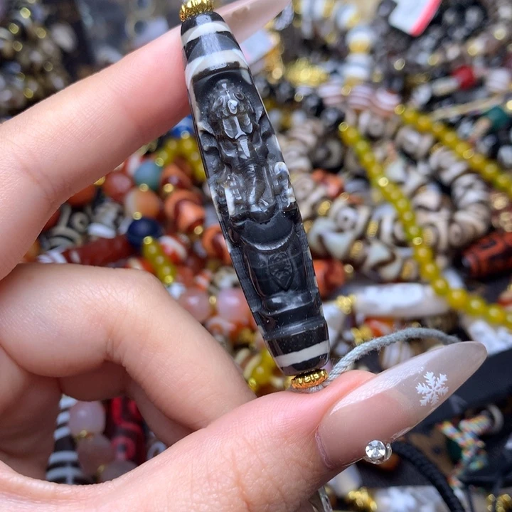 玛瑙/玉髓未镶嵌发一条