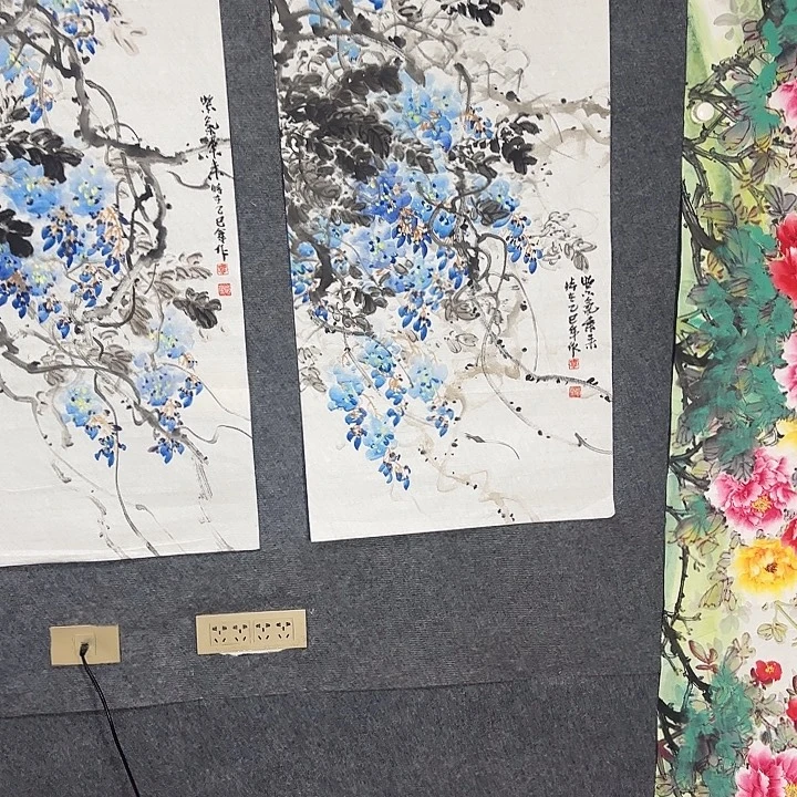 国画国画、花鸟画作品