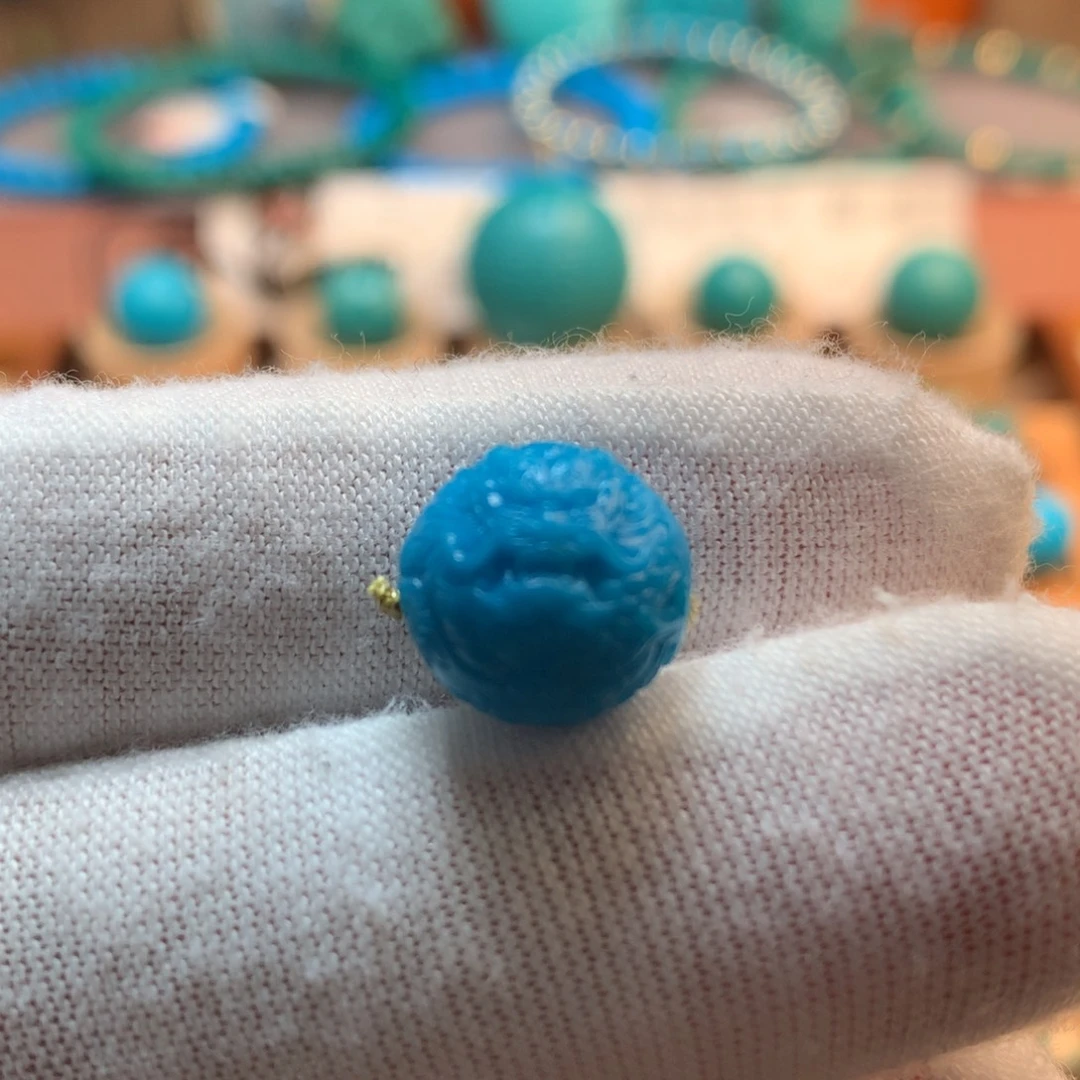 绿松石未镶嵌挂件11.8m