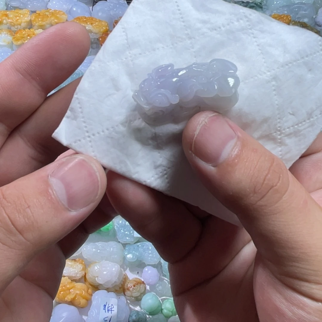 翡翠未镶嵌颈饰天然