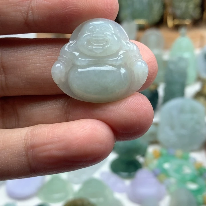 颈饰未镶嵌翡翠佛公