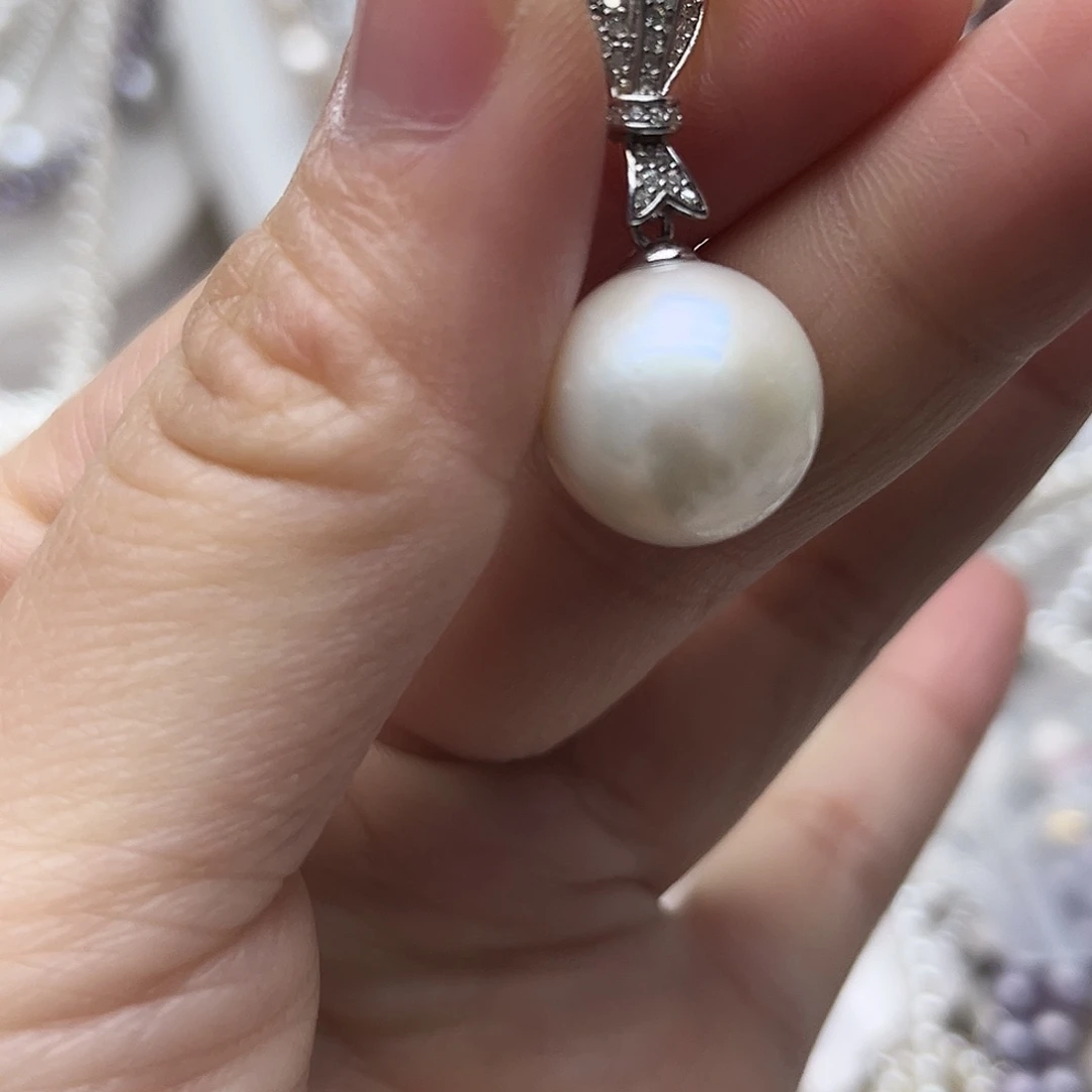 未镶嵌淡水珍珠吊坠或者耳钉