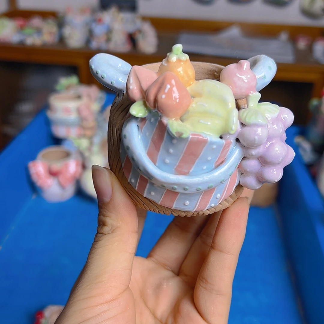 清仓老梧家的手工多肉花盆
