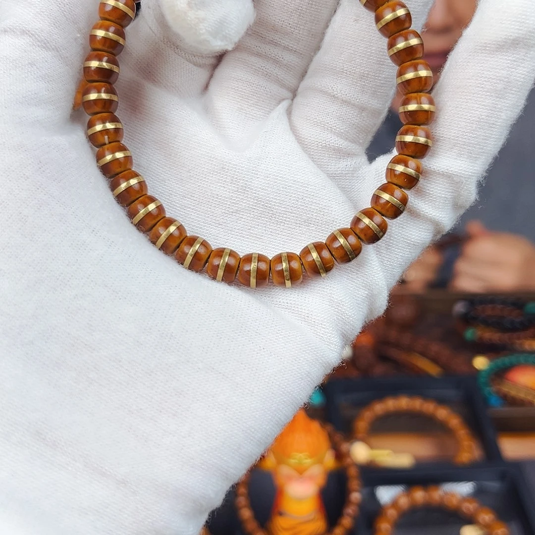 ****.紫金鼠手串紫金鼠纯肉一线天手串