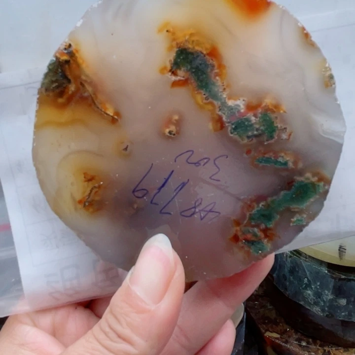 定制玛瑙用****9定制水草玛瑙手镯