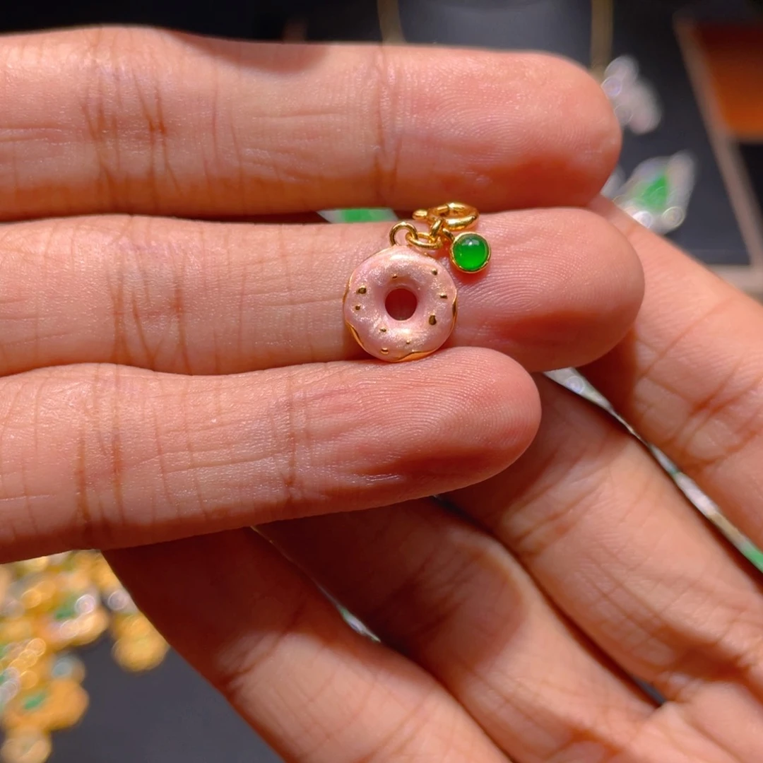 翡翠银S925镶嵌颈饰