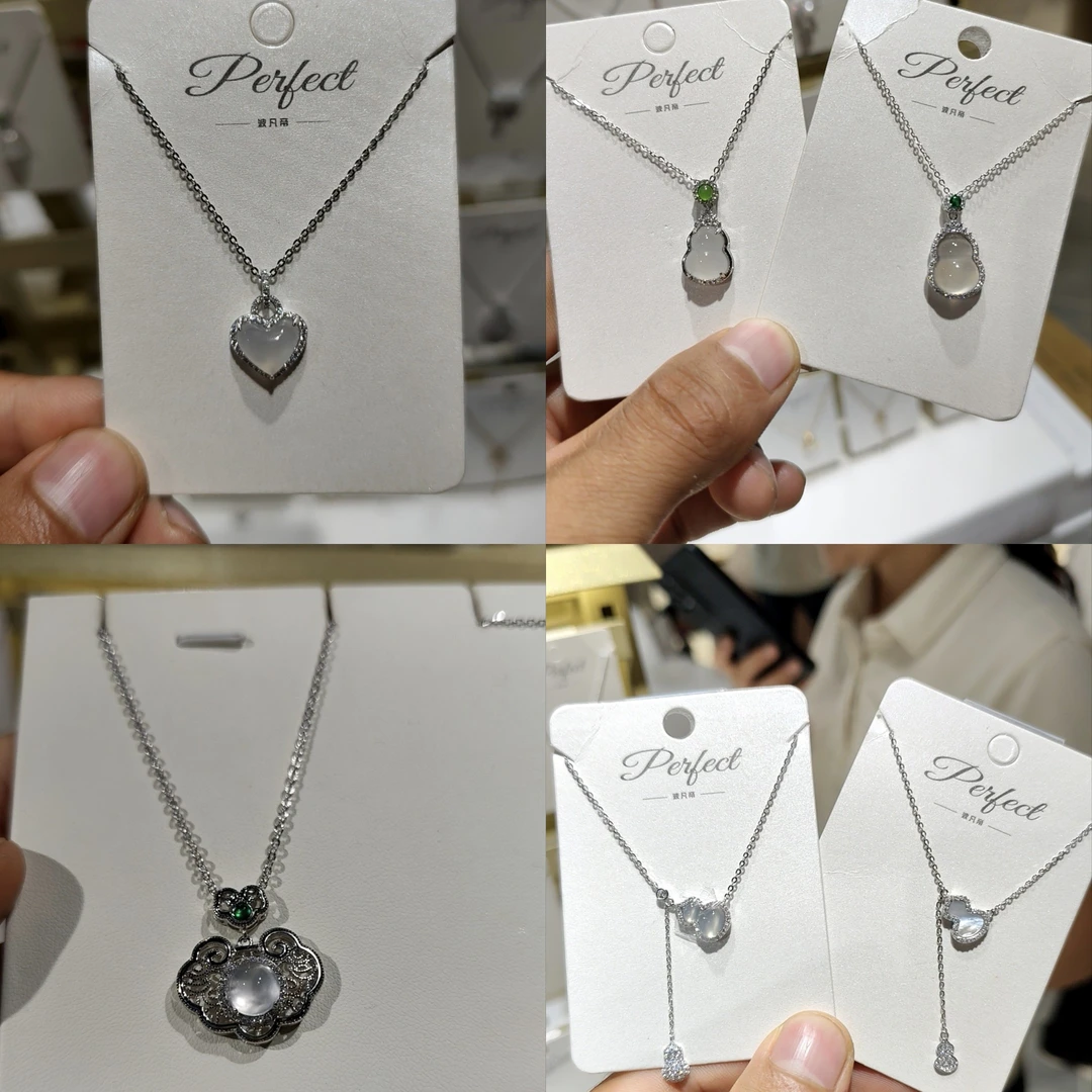链子925银 许昌超市代购小方糖毛衣链 银铲铲气质百搭玲珑精致