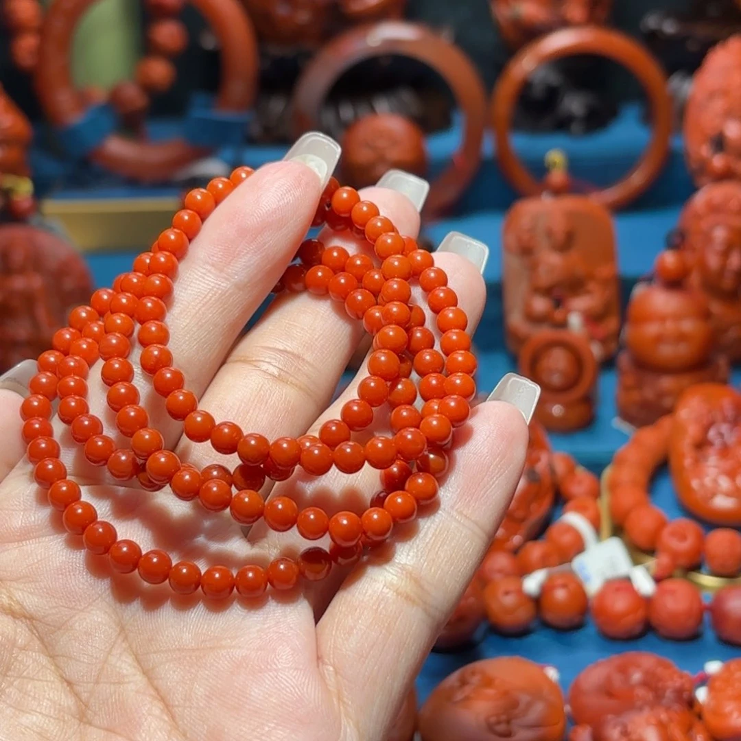 未镶嵌雕刻南红玛瑙