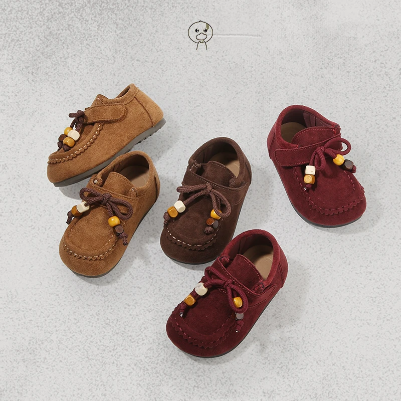 小黄鸭儿童皮鞋春秋女童鞋宝宝单鞋公主鞋勃肯鞋豆豆鞋子韩版Q16