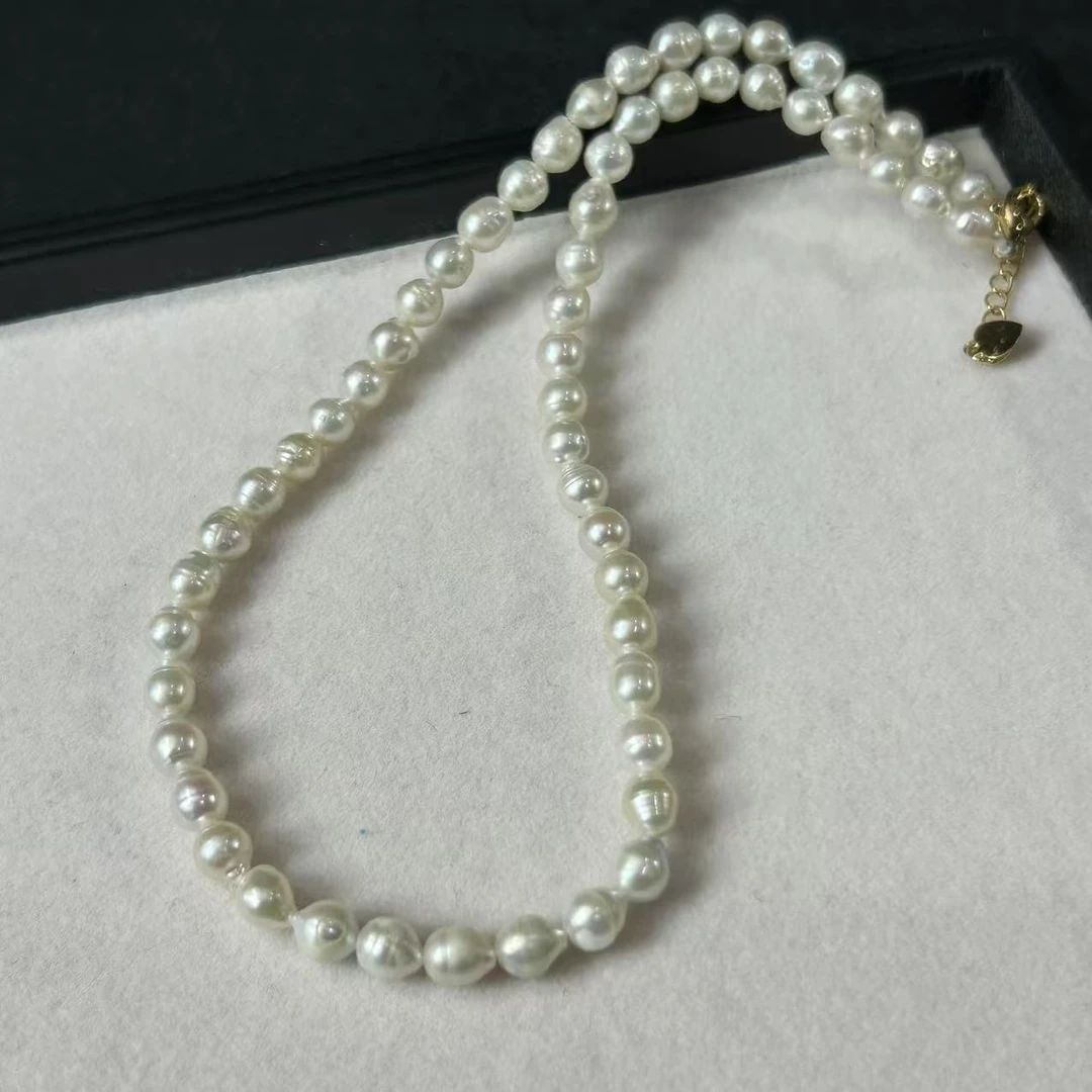 【缺货】淡水有核珍珠项链多样性发一/有瑕 6-7mm V0386