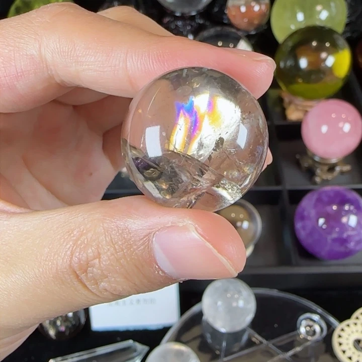 水晶天然水晶直径2.7厘米未镶嵌