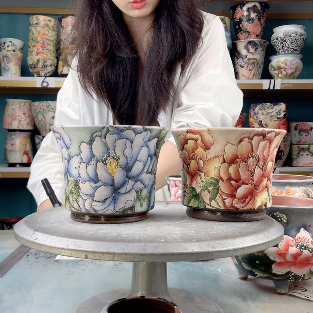 罐玲*景德镇手工瑕疵92