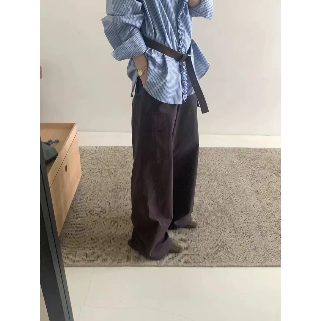 韩国代购.工业风 个性工装休闲裤L25090510