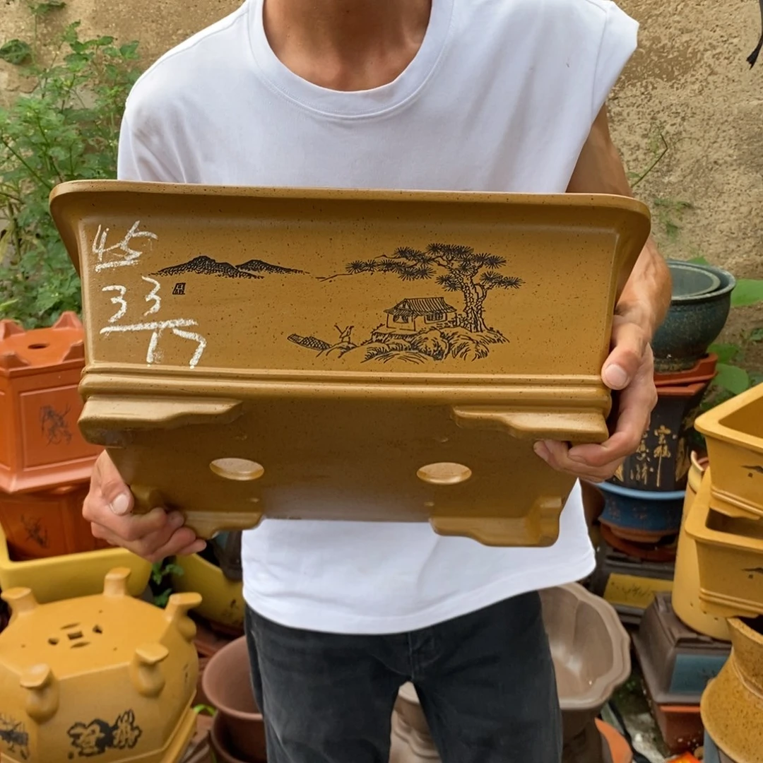 紫砂花盆紫砂壶的时候