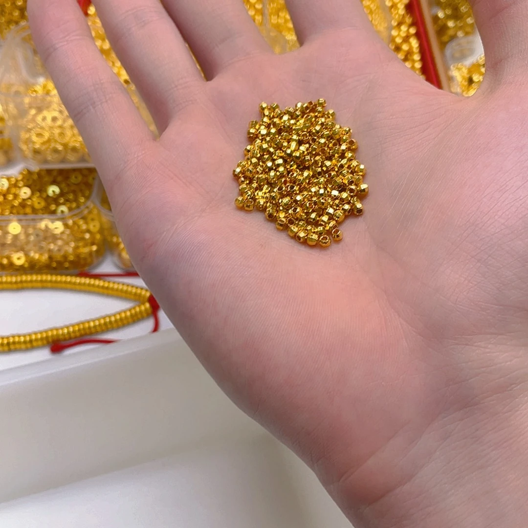 锆石铜合金镭射珠蹦迪珠3mm50颗