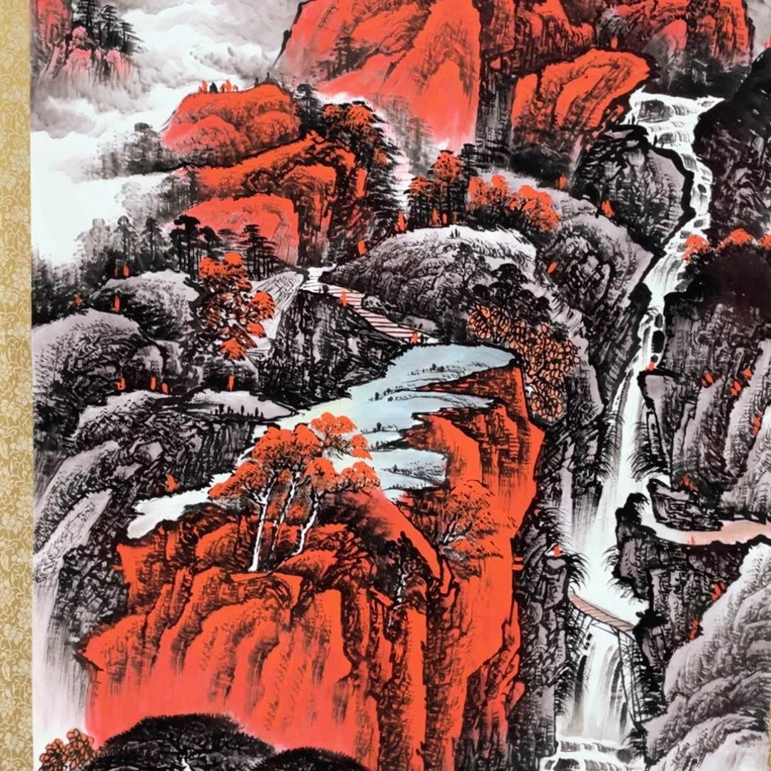国画老师手笔手绘作品w