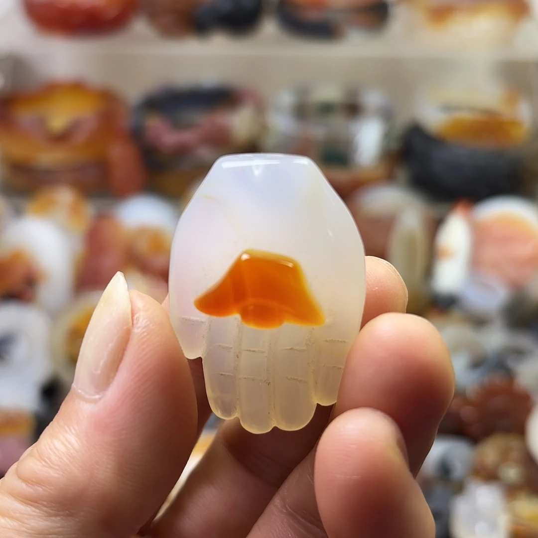 玛瑙/玉髓未镶嵌吊坠(不含链)