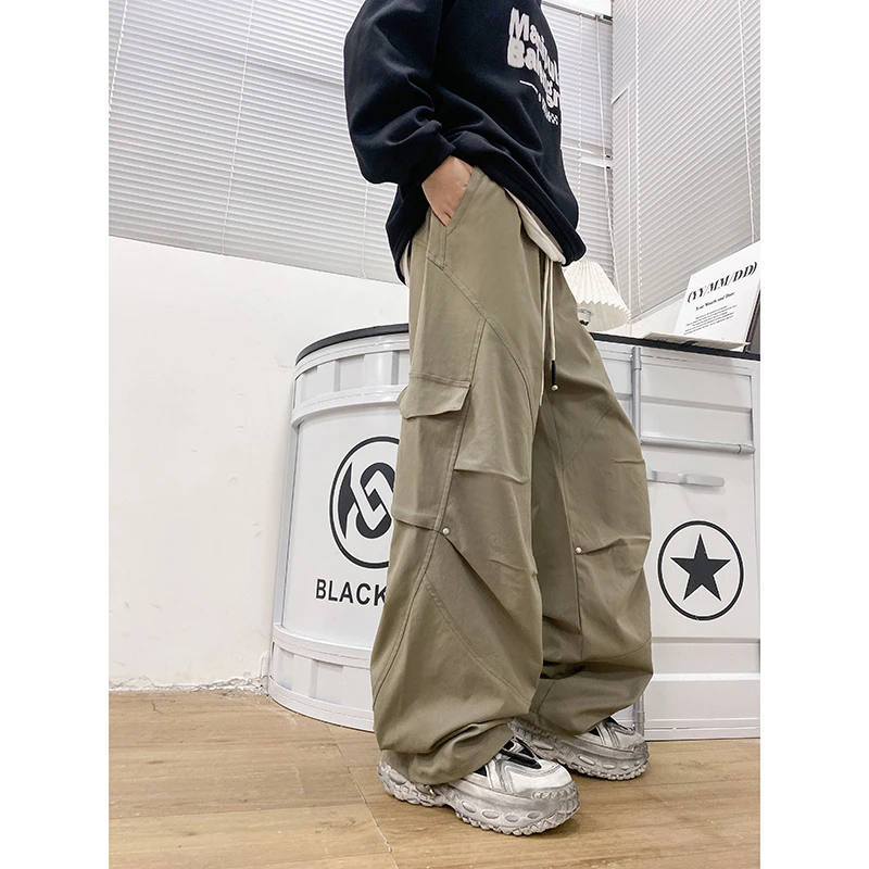 秋冬季新款加绒加厚工装裤2025青少年初高中生男女同款休闲裤2582