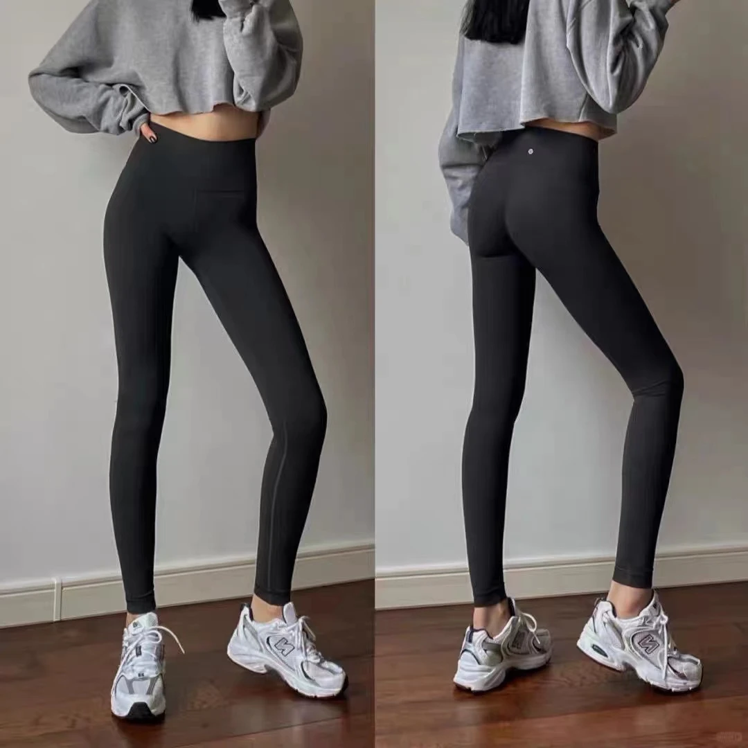 运动高腰紧身提臀裸感无痕高弹瑜伽健身跑步九分M80100