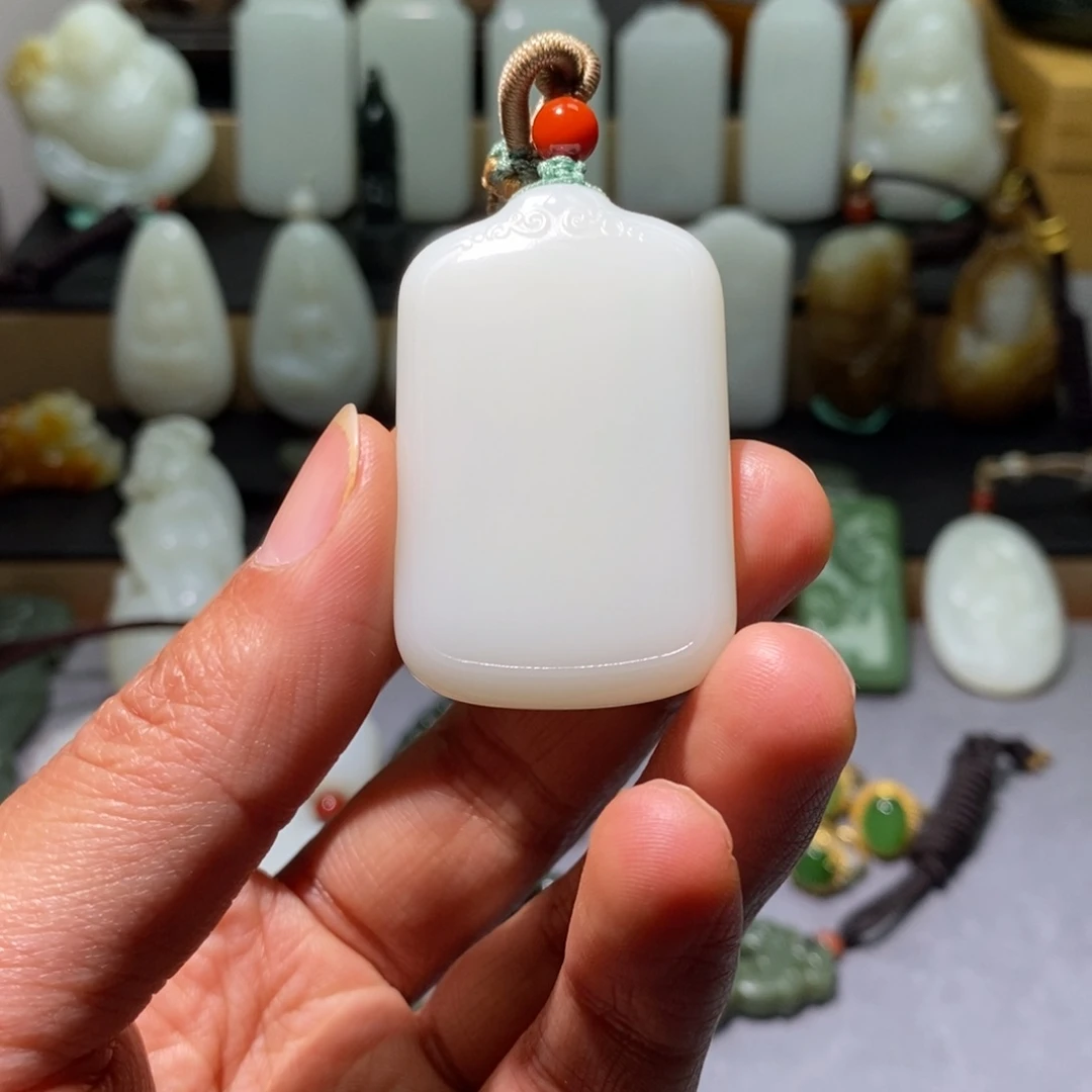 和田玉颈饰未镶嵌@**@