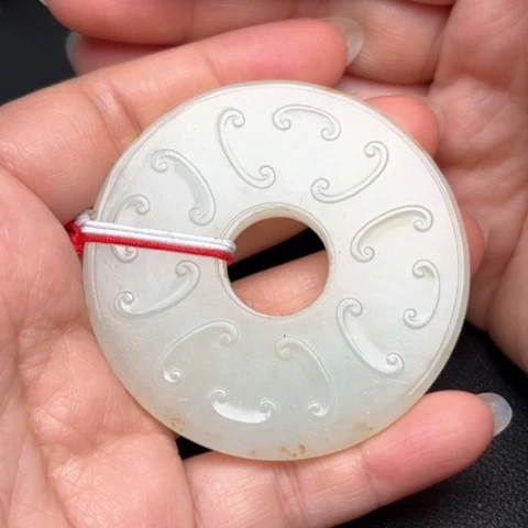 和田玉挂件未镶嵌申****0