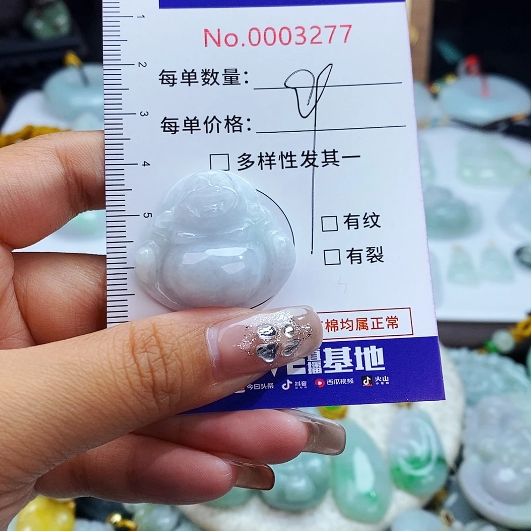 翡翠未镶嵌毛衣链3277