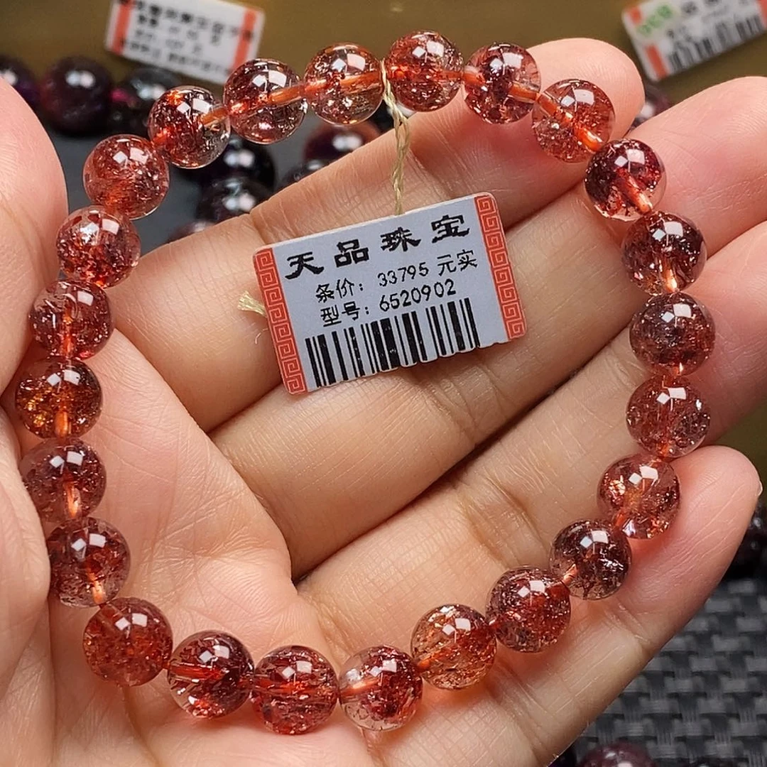 未镶嵌手链水晶金草莓晶6520902